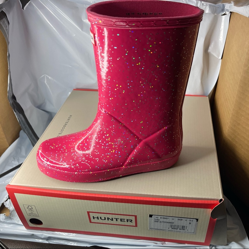 Kids First Classic Giant Glitter Rain Boots